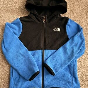 The North Face Kids Two-Tone Blue and Black Hoodie